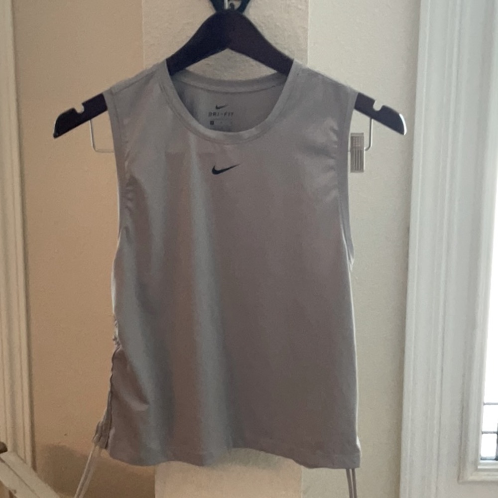 Nike Dri Fit Grey Sleeveless workout shirt